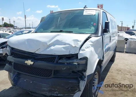 2022 Chevrolet Express Cargo Rwd 2500 Regular Wheelbase Wt z USA, uszkodzony, nr VIN 1GCWGAFPXN1269561